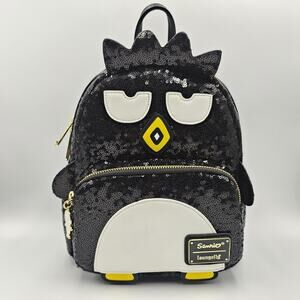 Loungefly Sanrio Hello Kitty and Friends Badtz Maru Sequins Mini Backpack New